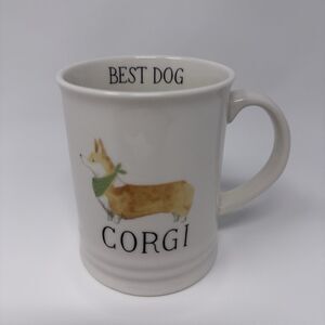 Corgi Best Dog Cup Mug Julianna Swaney for Fringe Coffee Tea Ceramic 12 oz